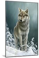 0982 Wolf On The Ridge-Jeremy Paul-Mounted Giclee Print