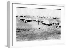 1/5 RWR Battalion Camp, Samarra, Mesopotamia, 1918-null-Framed Giclee Print