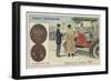 1 and 2 Centimes Pieces, 1899-null-Framed Giclee Print