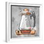 1-Coffee Pot Coral-Larry Hunter-Framed Giclee Print