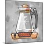 1-Coffee Pot Coral-Larry Hunter-Mounted Giclee Print