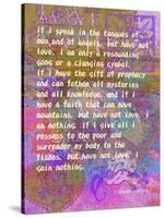 1 Corinthians 13:1-3-Cathy Cute-Stretched Canvas