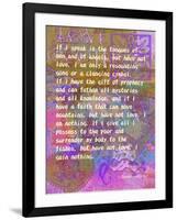 1 Corinthians 13:1-3-Cathy Cute-Framed Giclee Print