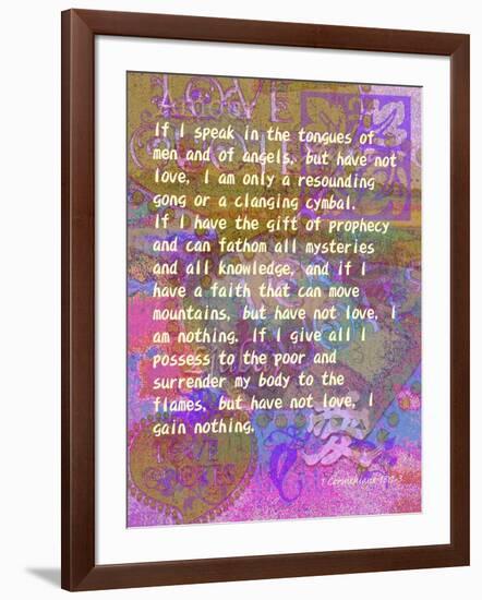 1 Corinthians 13:1-3-Cathy Cute-Framed Giclee Print