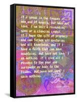 1 Corinthians 13:1-3-Cathy Cute-Framed Stretched Canvas