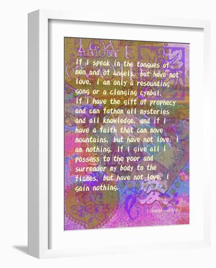 1 Corinthians 13:1-3-Cathy Cute-Framed Giclee Print