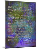 1 Corinthians 13:4-8A-Cathy Cute-Mounted Giclee Print