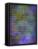 1 Corinthians 13:4-8A-Cathy Cute-Framed Stretched Canvas
