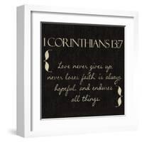 1 Corinthians 13-7-Taylor Greene-Framed Art Print