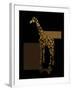 1 Gold Giraffe-Tina Lavoie-Framed Giclee Print