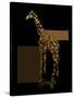 1 Gold Giraffe-Tina Lavoie-Stretched Canvas