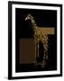 1 Gold Giraffe-Tina Lavoie-Framed Giclee Print
