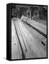 1 in 14 Rail Crossing, Mould and Pattern, Stanley Works, Sheffield, South Yorkshire, 1968-Michael Walters-Framed Stretched Canvas