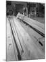 1 in 14 Rail Crossing, Mould and Pattern, Stanley Works, Sheffield, South Yorkshire, 1968-Michael Walters-Mounted Photographic Print