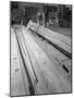 1 in 14 Rail Crossing, Mould and Pattern, Stanley Works, Sheffield, South Yorkshire, 1968-Michael Walters-Mounted Photographic Print