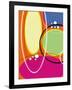 1 of 6 Abstract Art Retro Funk-Ricki Mountain-Framed Art Print