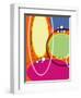 1 of 6 Abstract Art Retro Funk-Ricki Mountain-Framed Art Print