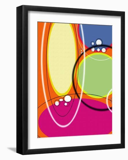 1 of 6 Abstract Art Retro Funk-Ricki Mountain-Framed Art Print