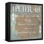 1 Peter 4-8-Taylor Greene-Framed Stretched Canvas