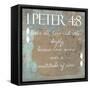 1 Peter 4-8-Taylor Greene-Framed Stretched Canvas