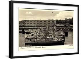 1 Räumbootsflotille Mit Begleitschiff Zieten-null-Framed Giclee Print