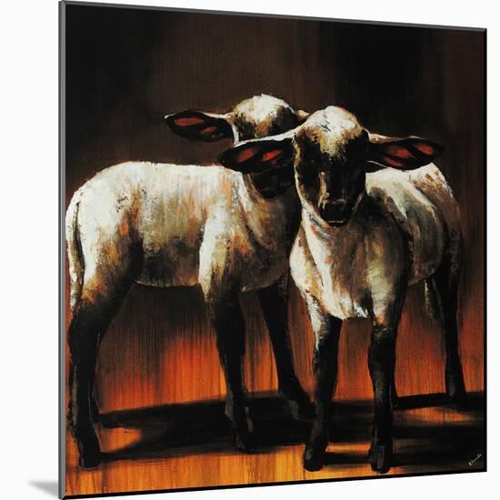 1 Sheep 2 Sheep-Sydney Edmunds-Mounted Giclee Print