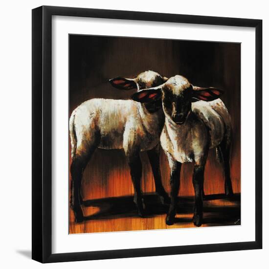 1 Sheep 2 Sheep-Sydney Edmunds-Framed Premium Giclee Print