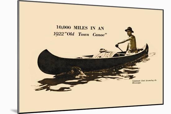 10,000 Miles in a 1922-null-Mounted Art Print