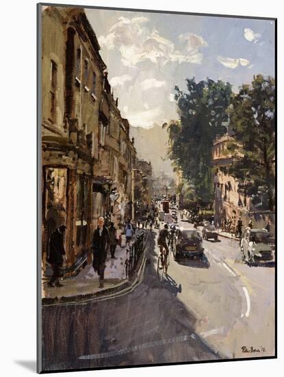 10.30 - Midday, Gay Street, Bath, October 2010-Peter Brown-Mounted Giclee Print