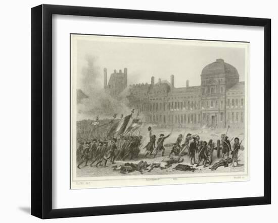 10 August 1792-Denis Auguste Marie Raffet-Framed Giclee Print