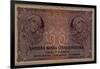 10 Crown Banknote of the Republic of Czechoslovakia, 1920-Alphonse Mucha-Framed Giclee Print