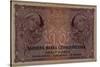 10 Crown Banknote of the Republic of Czechoslovakia, 1920-Alphonse Mucha-Stretched Canvas