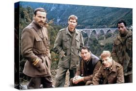 10 FROM NAVARONE, 1978 directed by GUY HAMILTON with Franco Nero, Harrison Ford, Robert Shaw, Edwar-null-Stretched Canvas