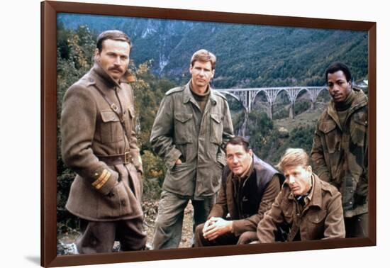 10 FROM NAVARONE, 1978 directed by GUY HAMILTON with Franco Nero, Harrison Ford, Robert Shaw, Edwar-null-Framed Photo