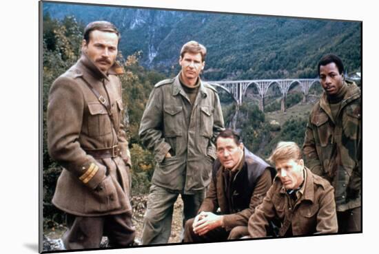 10 FROM NAVARONE, 1978 directed by GUY HAMILTON with Franco Nero, Harrison Ford, Robert Shaw, Edwar-null-Mounted Photo