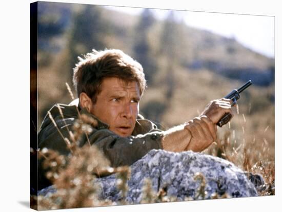 10 FROM NAVARONE, 1978 directed by GUY HAMILTON with Harrison Ford (photo)-null-Stretched Canvas