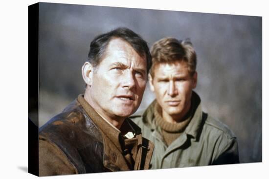 10 FROM NAVARONE, 1978 directed by GUY HAMILTON with Robert Shaw and Harrison Ford (photo)-null-Stretched Canvas