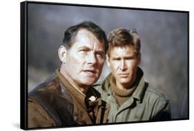 10 FROM NAVARONE, 1978 directed by GUY HAMILTON with Robert Shaw and Harrison Ford (photo)-null-Framed Stretched Canvas