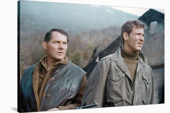 10 FROM NAVARONE, 1978 directed by GUY HAMILTON with Robert Shaw and Harrison Ford (photo)-null-Stretched Canvas