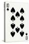 10 of Spades from a deck of Goodall & Son Ltd. playing cards, c1940-Unknown-Stretched Canvas