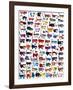 100 Cats and a Mouse-Vittorio-Framed Art Print