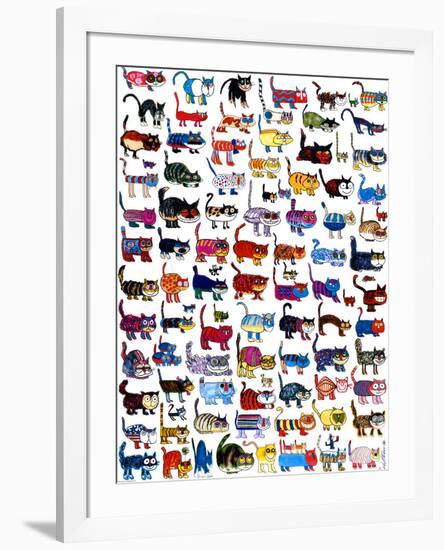 100 Cats and a Mouse-Vittorio-Framed Art Print