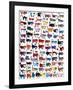 100 Cats and a Mouse-Vittorio-Framed Art Print