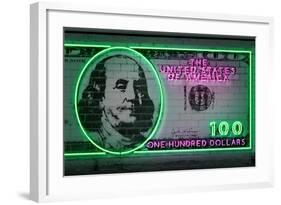 100 Dollars-Octavian Mielu-Framed Art Print