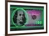 100 Dollars-Octavian Mielu-Framed Art Print