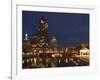 100 E. Wisconsin Building, Downtown from Riverwalk-Walter Bibikow-Framed Photographic Print