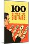 100 Games of Solitaire-null-Mounted Giclee Print