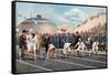 100 Metres Sprint Race at the Olympic Games, Athens, 1896-null-Framed Stretched Canvas