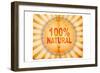 100% Natural Old Paper Design-Marincasu'-Framed Art Print