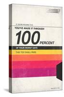 100 Percent Of Your Worst Days - VHS Tape-null-Stretched Canvas